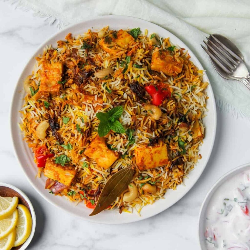 Kaju Paneer Biryani