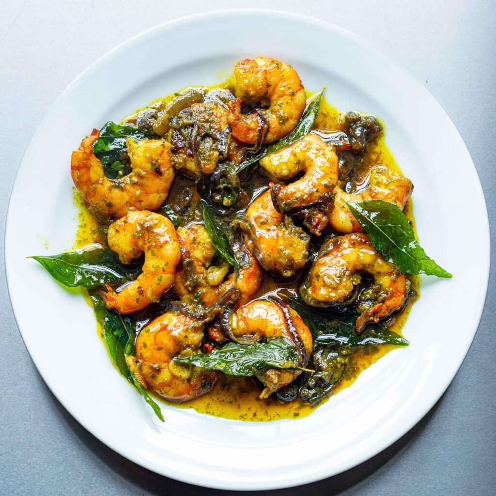 Karivepaku Prawns