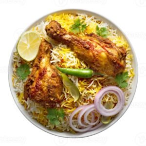 Pachi Mirchi Chicken Biryani