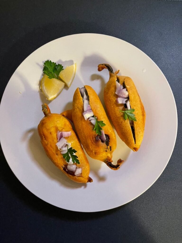 Stuffed Mirchi (4 pcs)