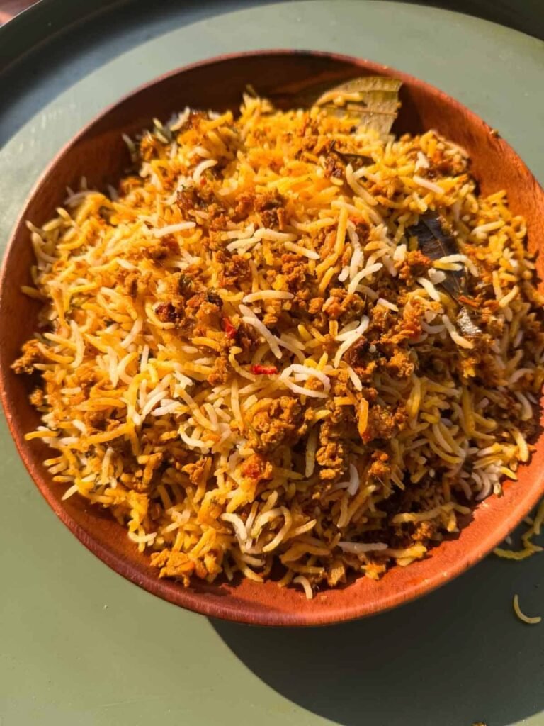 Veg Kheema Biryani